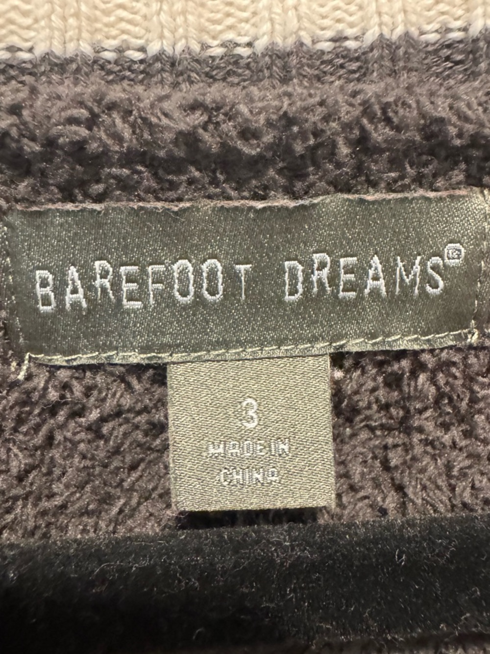 Barefoot Dreams Après Ski Pullover Sweater - Green & White Size XL - Picture 12 of 15